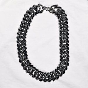 Vintage 80s Chain Link Necklace (Costume Jewelry)